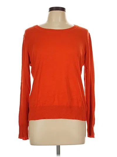 Pre-owned Worthington Long Sleeve T-shirt In Orange