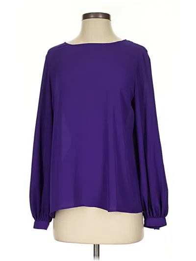 Pre-owned Worthington Long Sleeve T-shirt In Purple