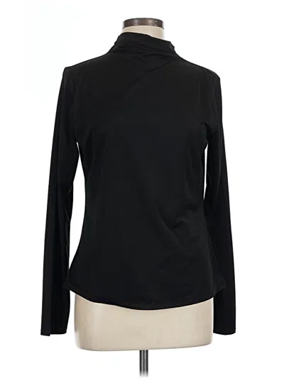 Pre-owned Worthington Long Sleeve Turtleneck In Black