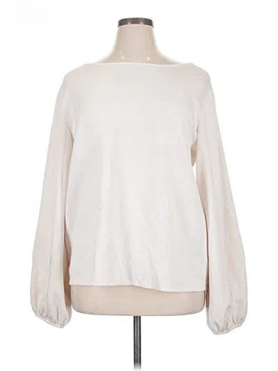 Pre-owned Worthington Long Sleeve Turtleneck In Ivory
