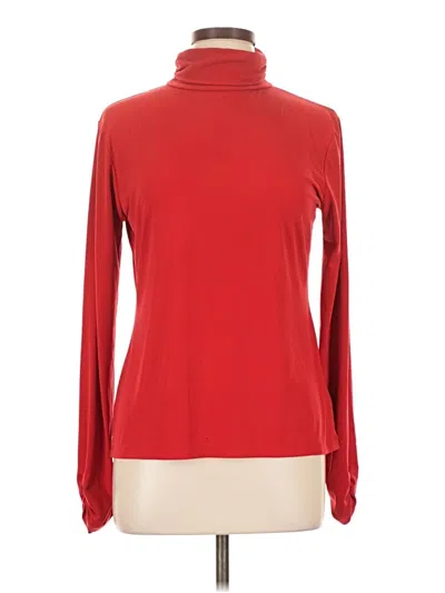 Pre-owned Worthington Long Sleeve Turtleneck In Red