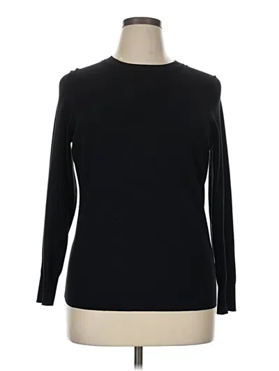 Pre-owned Worthington Pullover Sweater In Black