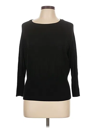 Pre-owned Worthington Pullover Sweater In Black