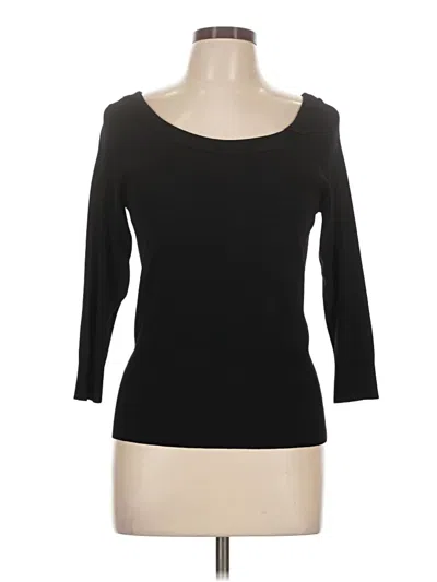 Pre-owned Worthington Pullover Sweater In Black