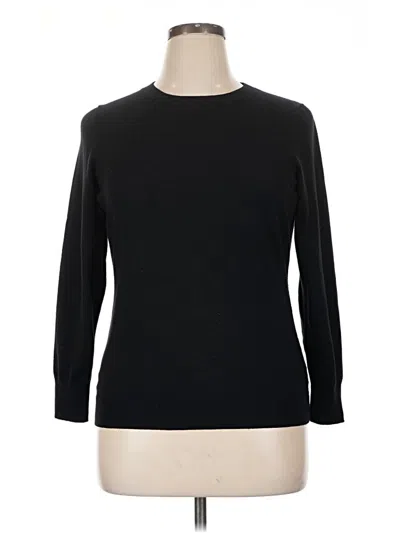 Pre-owned Worthington Pullover Sweater In Black