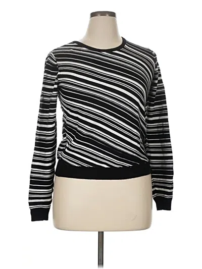 Pre-owned Worthington Pullover Sweater In Black