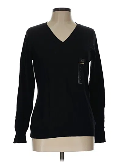 Pre-owned Worthington Pullover Sweater In Black