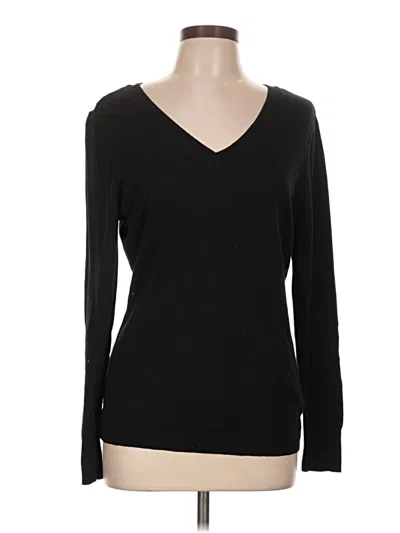 Pre-owned Worthington Pullover Sweater In Black