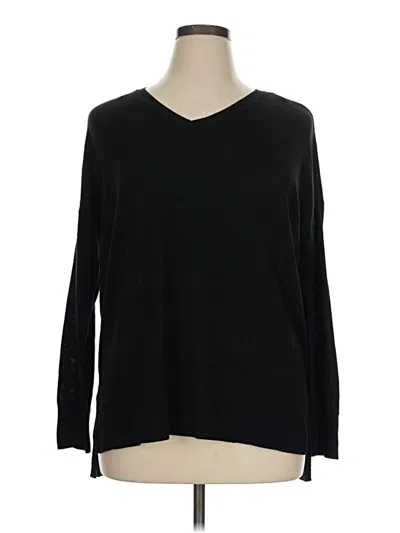Pre-owned Worthington Pullover Sweater In Black