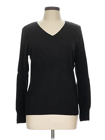 Pre-owned Worthington Pullover Sweater In Black