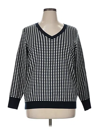 Pre-owned Worthington Pullover Sweater In Blue