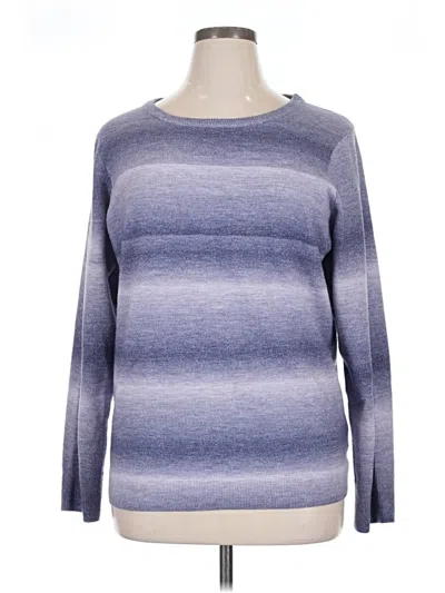 Pre-owned Worthington Pullover Sweater In Blue