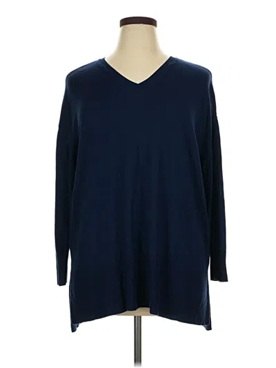 Pre-owned Worthington Pullover Sweater In Blue