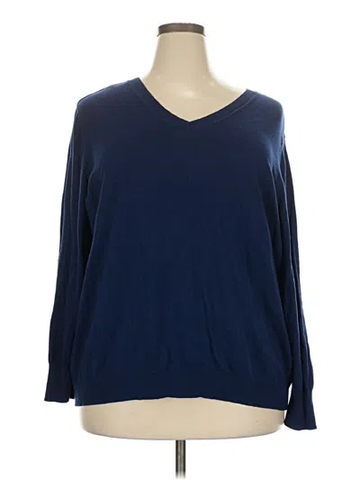 Pre-owned Worthington Pullover Sweater In Blue