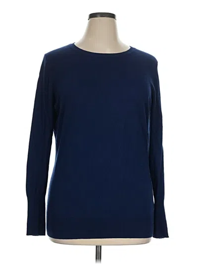 Pre-owned Worthington Pullover Sweater In Blue