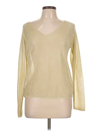 Pre-owned Worthington Pullover Sweater In Gold