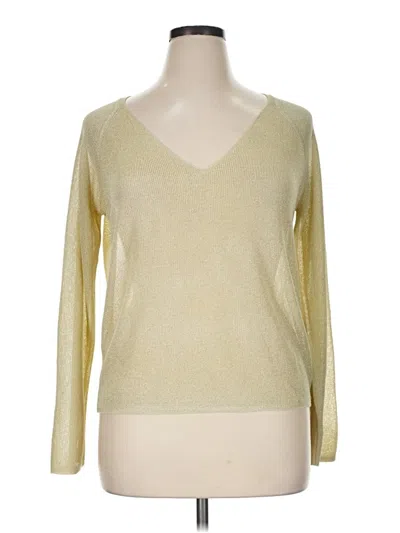 Pre-owned Worthington Pullover Sweater In Gold