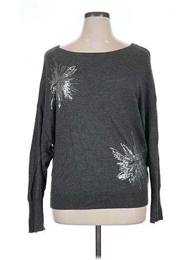 Pre-owned Worthington Pullover Sweater In Gray