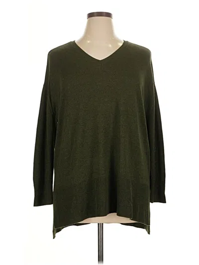 Pre-owned Worthington Pullover Sweater In Green