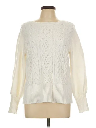 Pre-owned Worthington Pullover Sweater In Ivory