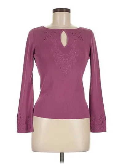 Pre-owned Worthington Pullover Sweater In Purple