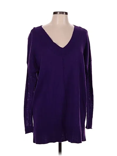 Pre-owned Worthington Pullover Sweater In Purple
