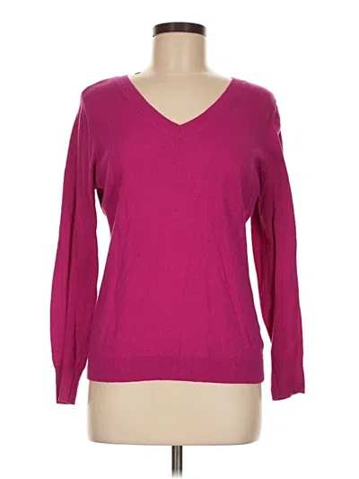 Pre-owned Worthington Pullover Sweater In Purple