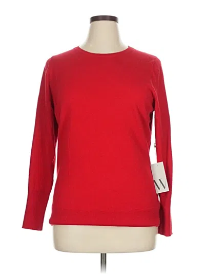 Worthington Pullover Sweater In Red
