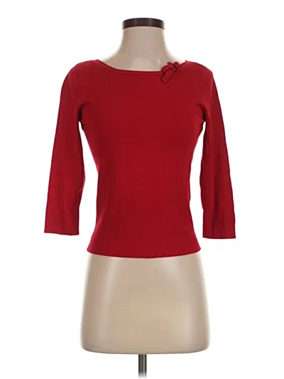 Pre-owned Worthington Pullover Sweater In Red