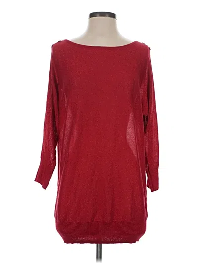 Pre-owned Worthington Pullover Sweater In Red