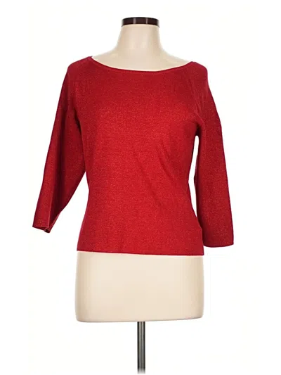 Pre-owned Worthington Pullover Sweater In Red