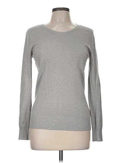 Pre-owned Worthington Pullover Sweater In Silver