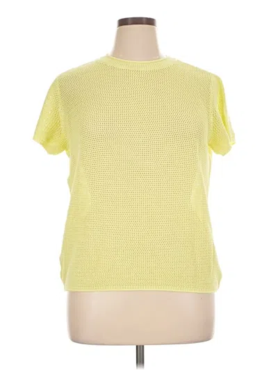 Pre-owned Worthington Pullover Sweater In Yellow
