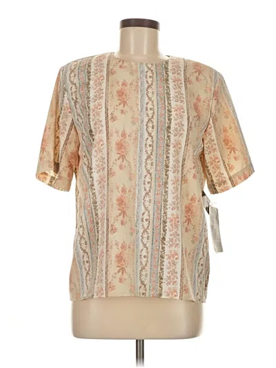 Worthington Short Sleeve Blouse In Multi