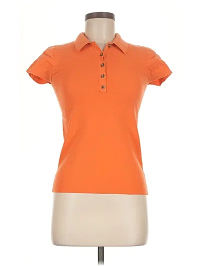 Pre-owned Worthington Short Sleeve Polo Shirt In Orange