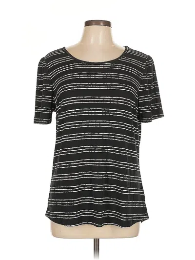 Pre-owned Worthington Short Sleeve T-shirt In Black