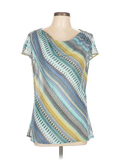 Pre-owned Worthington Short Sleeve T-shirt In Blue