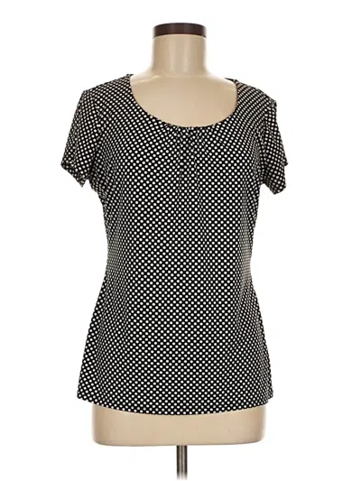 Pre-owned Worthington Short Sleeve T-shirt In Black