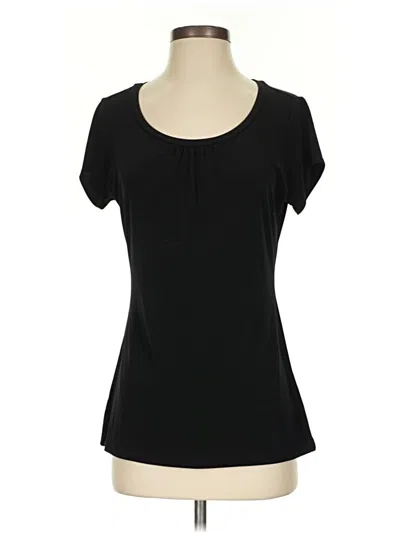 Pre-owned Worthington Short Sleeve T-shirt In Black