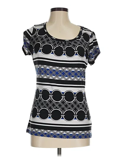 Pre-owned Worthington Short Sleeve T-shirt In Black