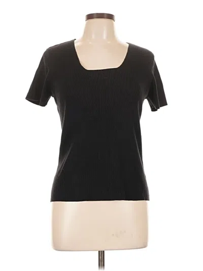 Pre-owned Worthington Short Sleeve T-shirt In Black