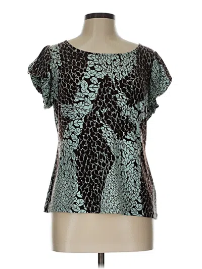 Pre-owned Worthington Short Sleeve T-shirt In Blue