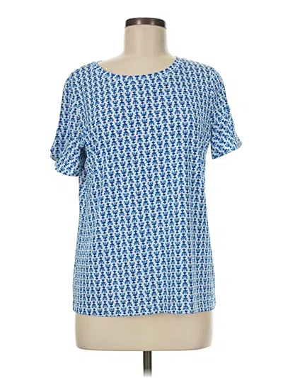Pre-owned Worthington Short Sleeve T-shirt In Blue