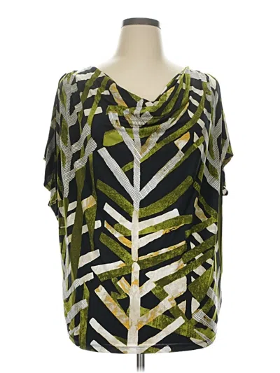 Pre-owned Worthington Short Sleeve T-shirt In Green