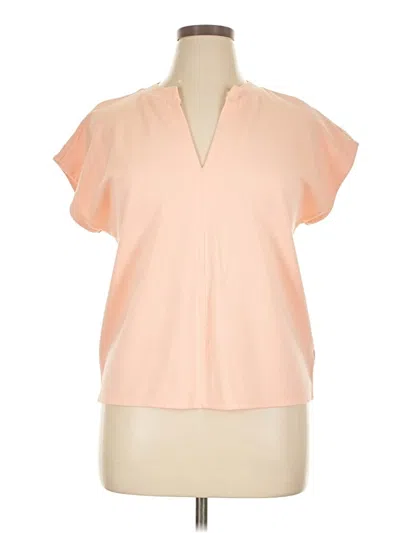 Pre-owned Worthington Short Sleeve T-shirt In Pink