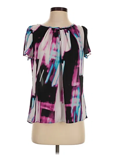 Pre-owned Worthington Short Sleeve T-shirt In Purple