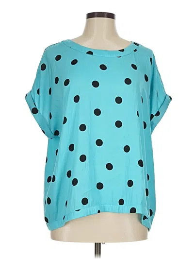 Pre-owned Worthington Short Sleeve T-shirt In Teal
