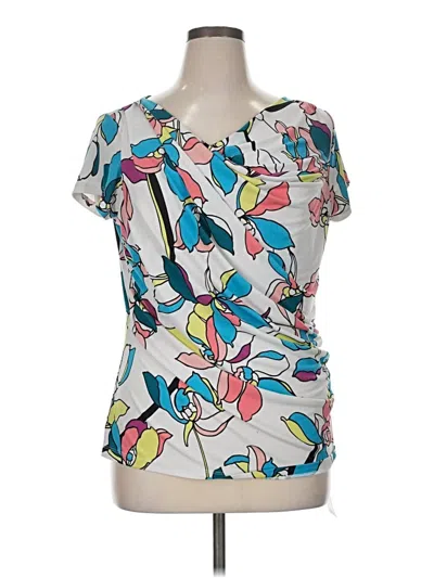 Pre-owned Worthington Short Sleeve T-shirt In White