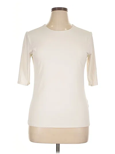 Pre-owned Worthington Short Sleeve Turtleneck In White