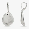 Worthington Silver Tone Womens Drop Earrings In Silver